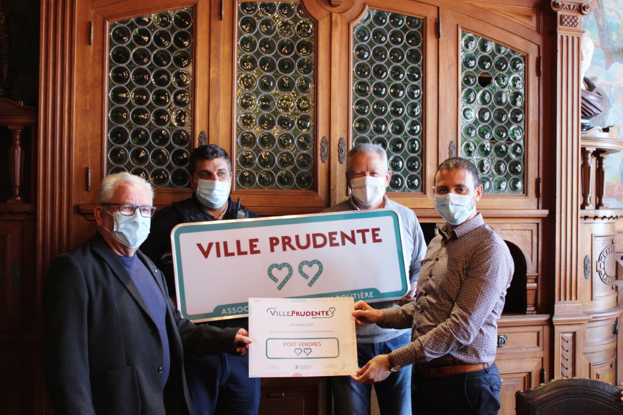 Port-Vendres reçoit son diplôme de ville prudente