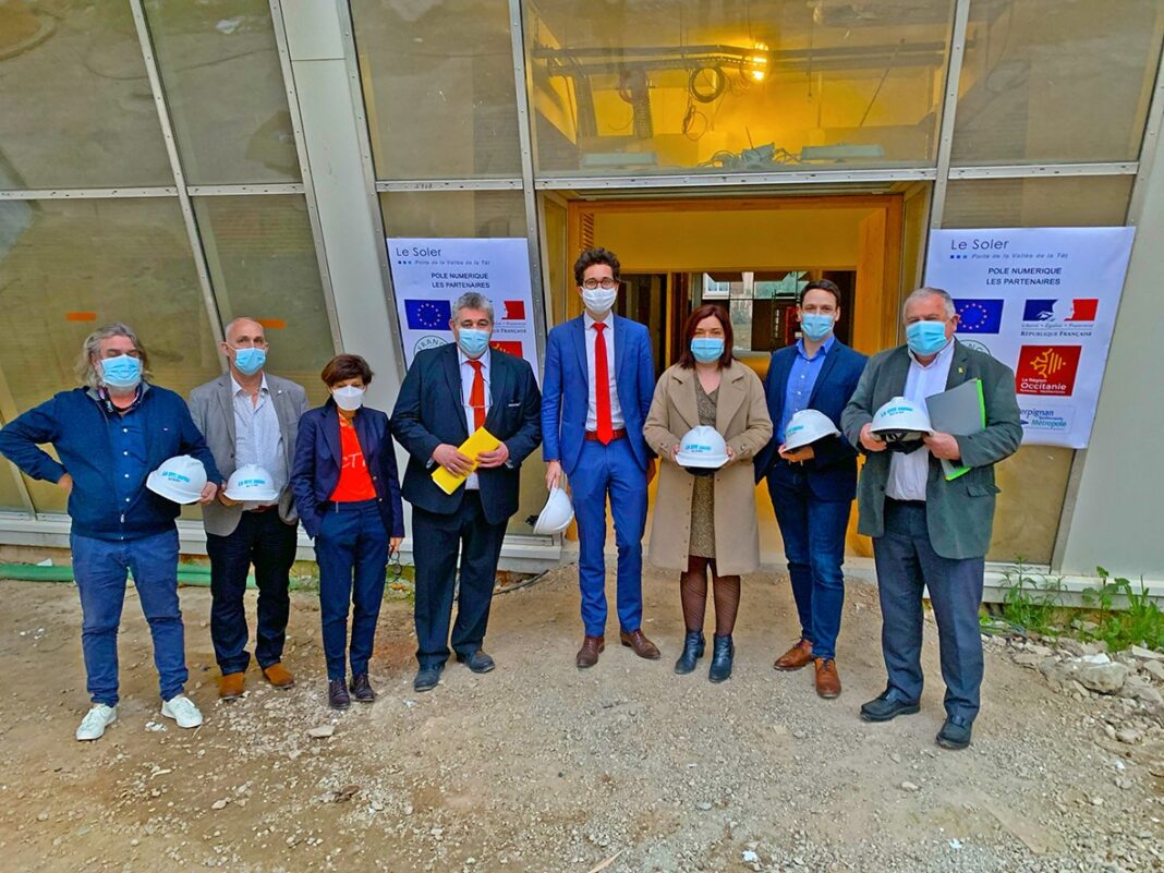 Thibault FELIX, sous-préfet à la relance, visite Le Soler
