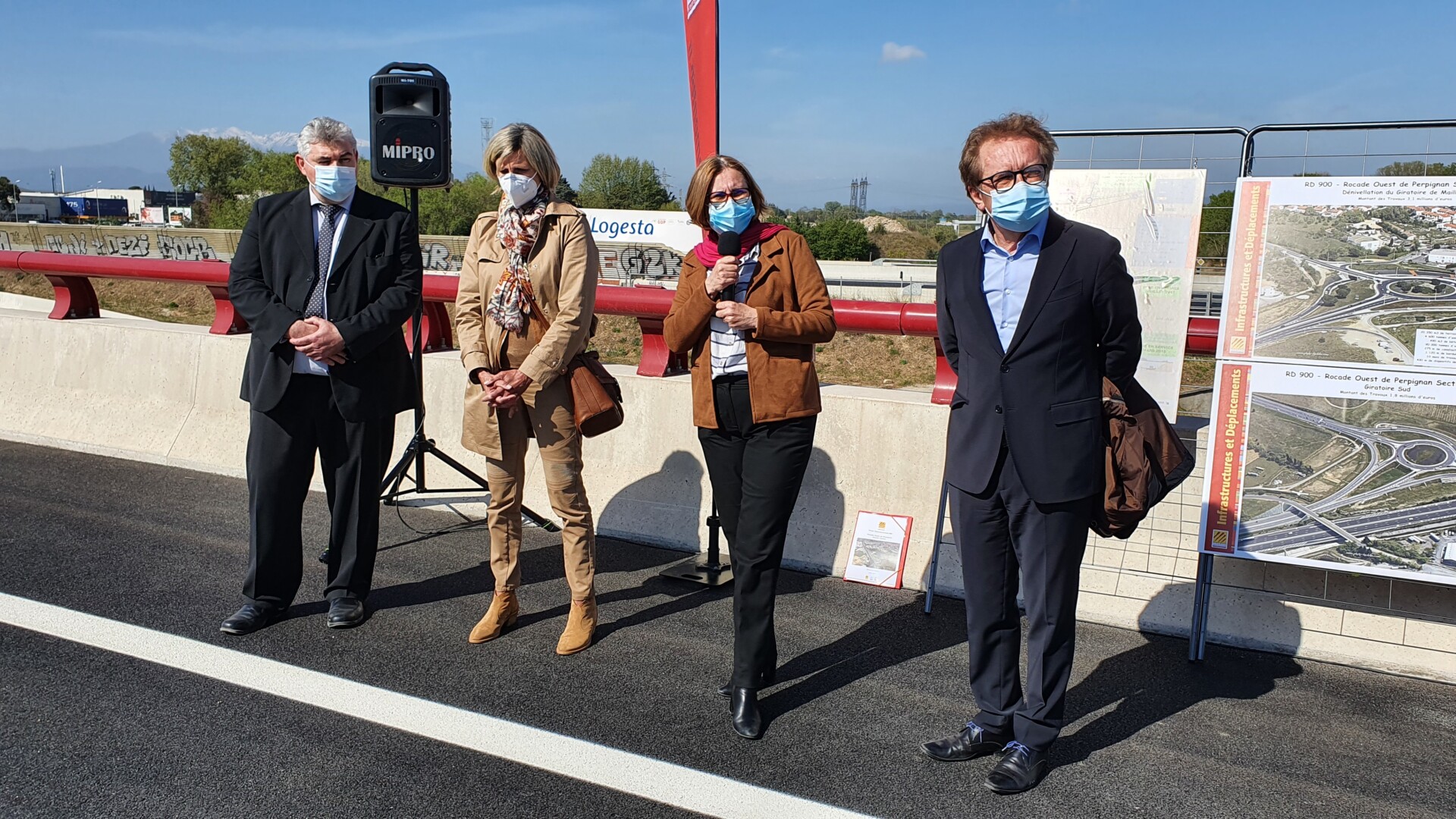 Rocade ouest : le pont au dessus de la Têt inauguré #TVCAT #FlashInfo