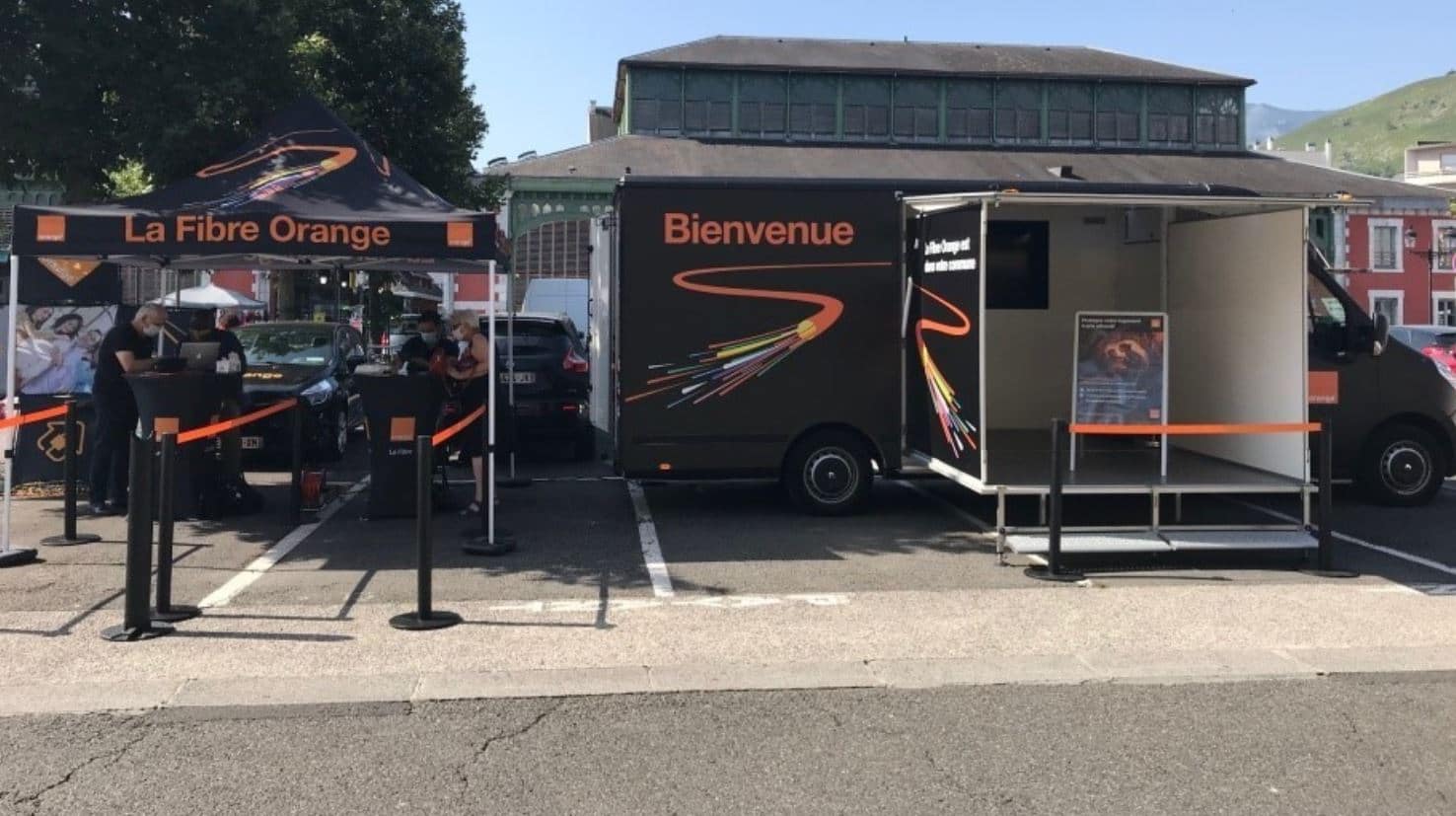 Le camion Orange Fibre sera présent à Canet-en-Roussillon les lundi 19 et mardi 20 avril