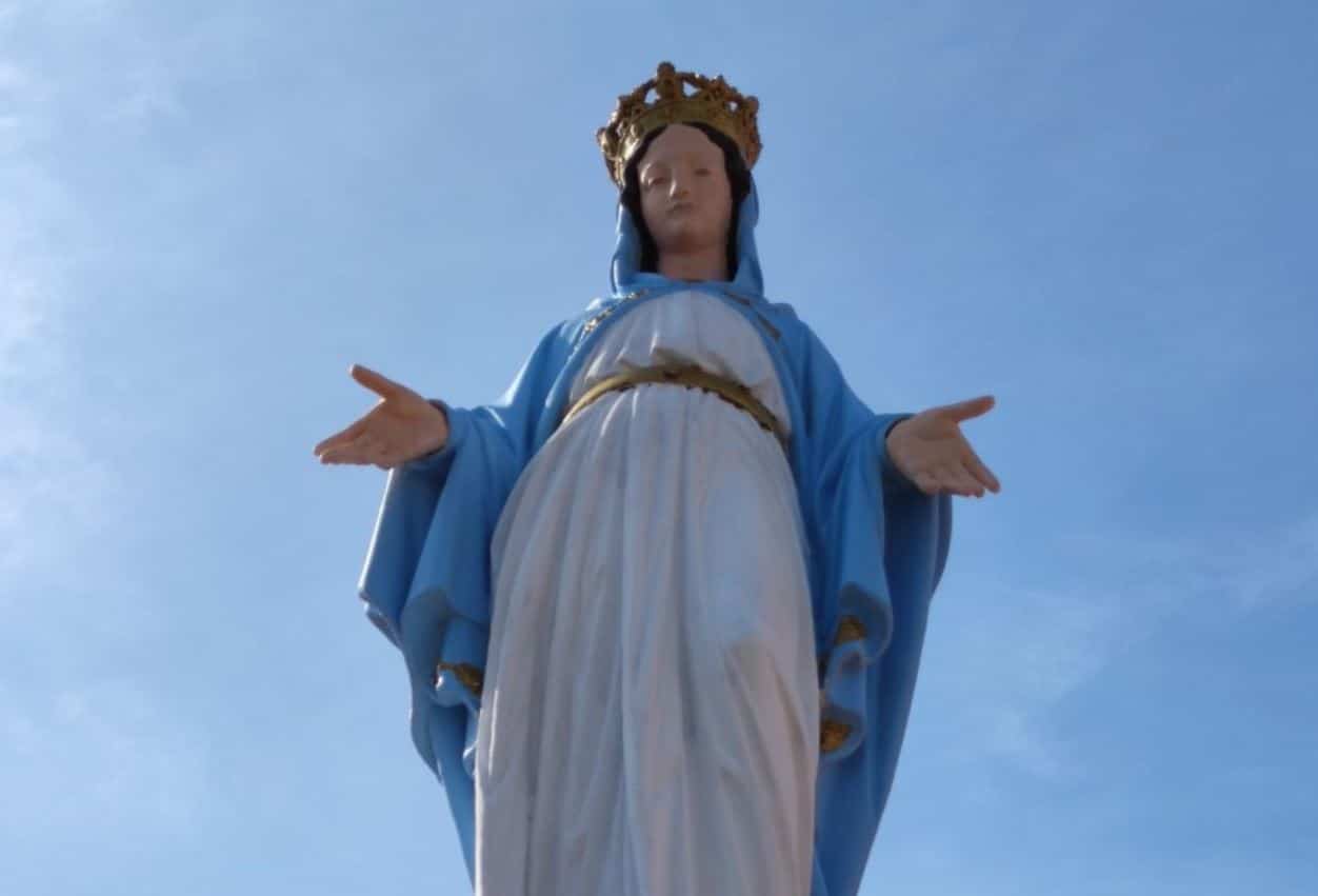 « Demeure Catalane » à Baixas : restauration de la statue de la Vierge Marie