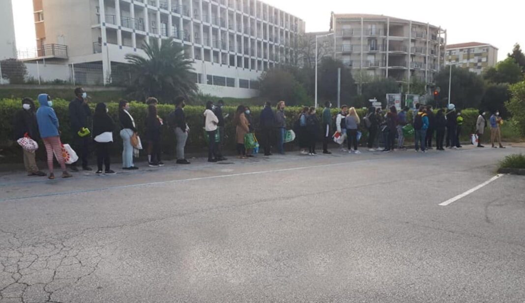 Perpignan Collectes et distributions en faveur des étudiants les plus précarisés