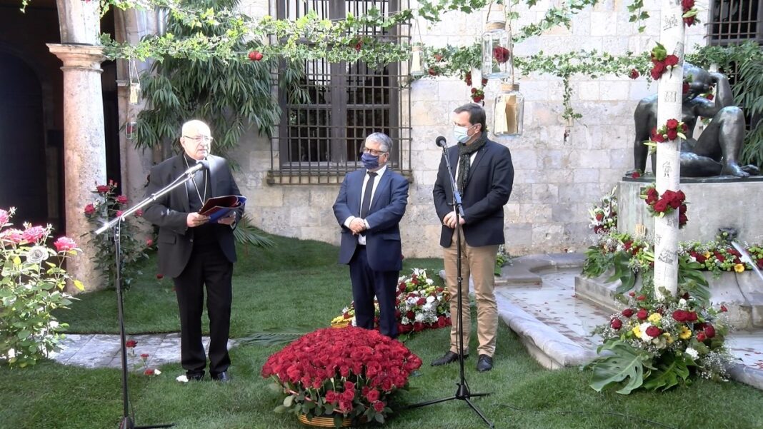 Sant Jordi bénédiction des roses & salon virtuel du livre à Perpignan