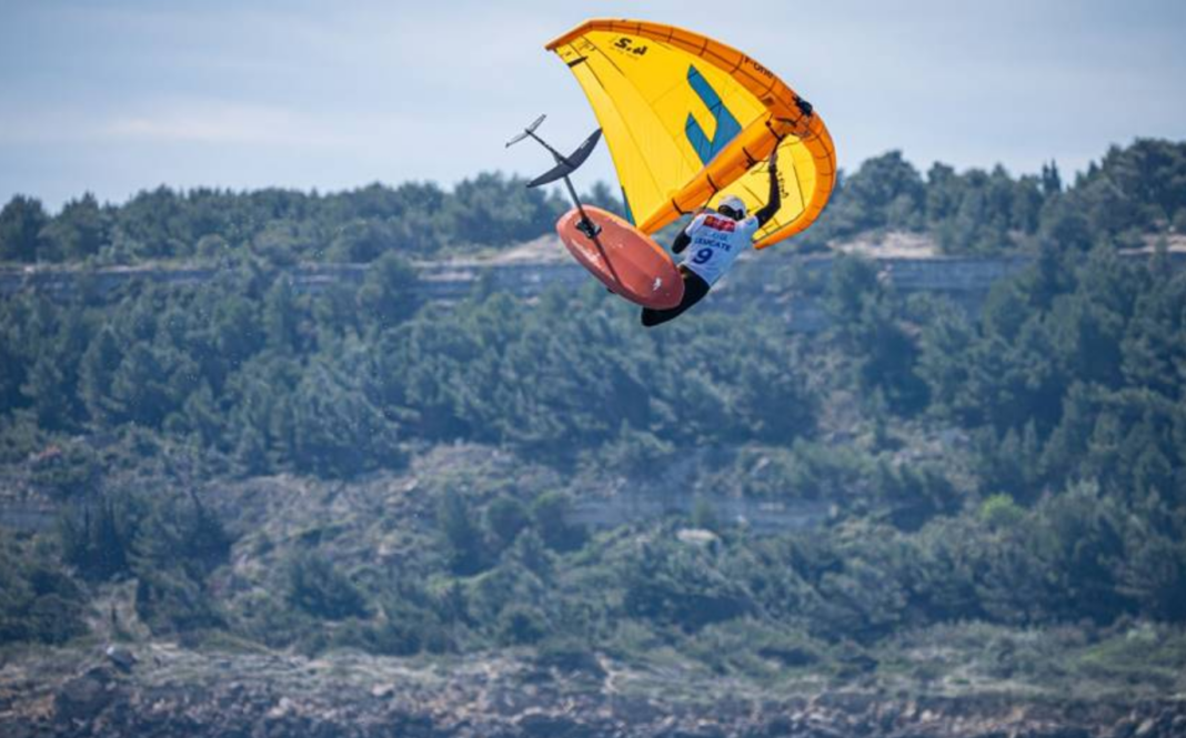 Coupe du monde de Wingfoil GWA Victoire du Français Titouan Galéa2
