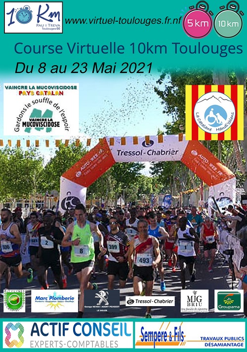 Toulouges: La course « Pau i Treva » en virtuel