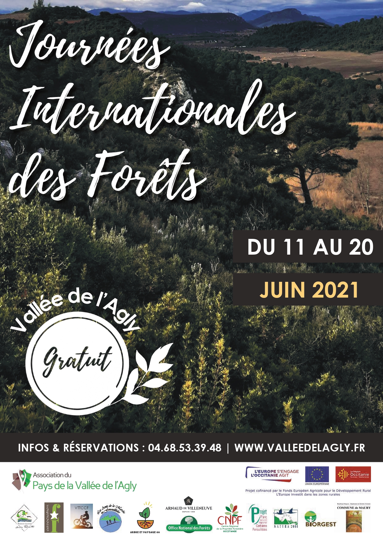 L’Association des Pays de la Vallée de l’Agly honore les forêts du 11 au 20 juin