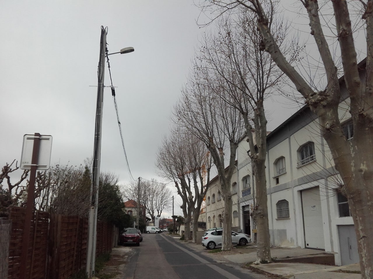 Enfouissement des réseaux et nouvel éclairage public rues Michel Carola et Pierre Semard dans la commune du Soler