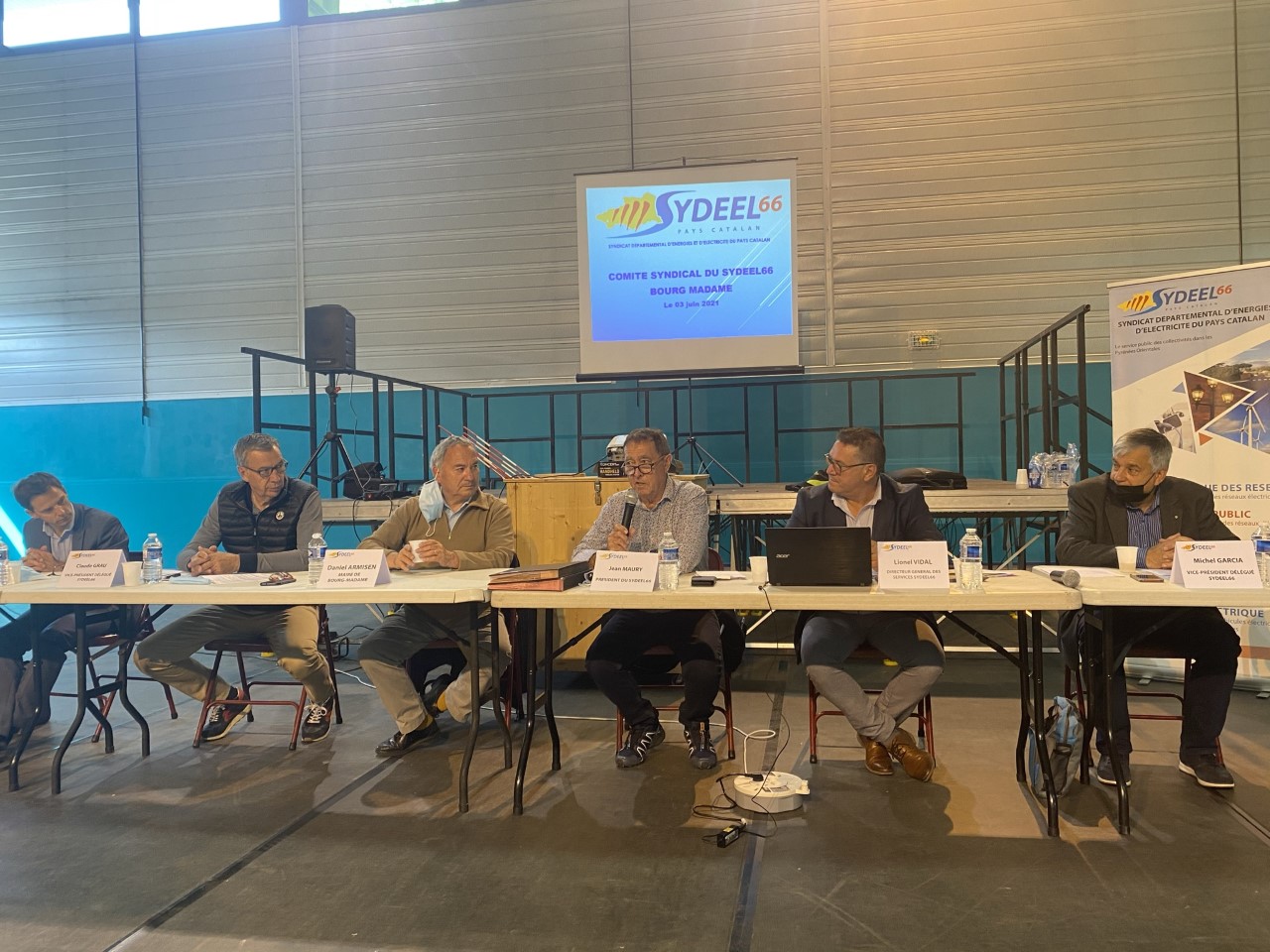 Réunion du comité syndical du Sydeel66 le 3 juin dernier à Bourg-Madame