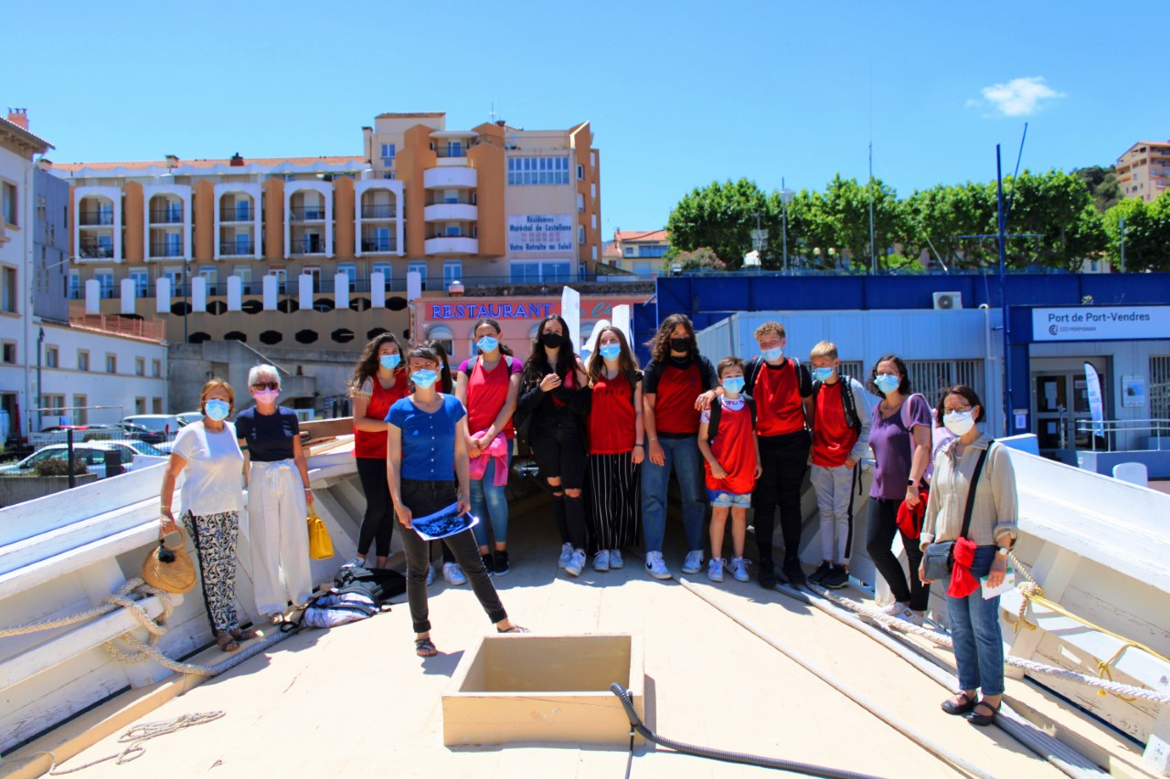 Sortie patrimoine maritime pour la classe de catalan