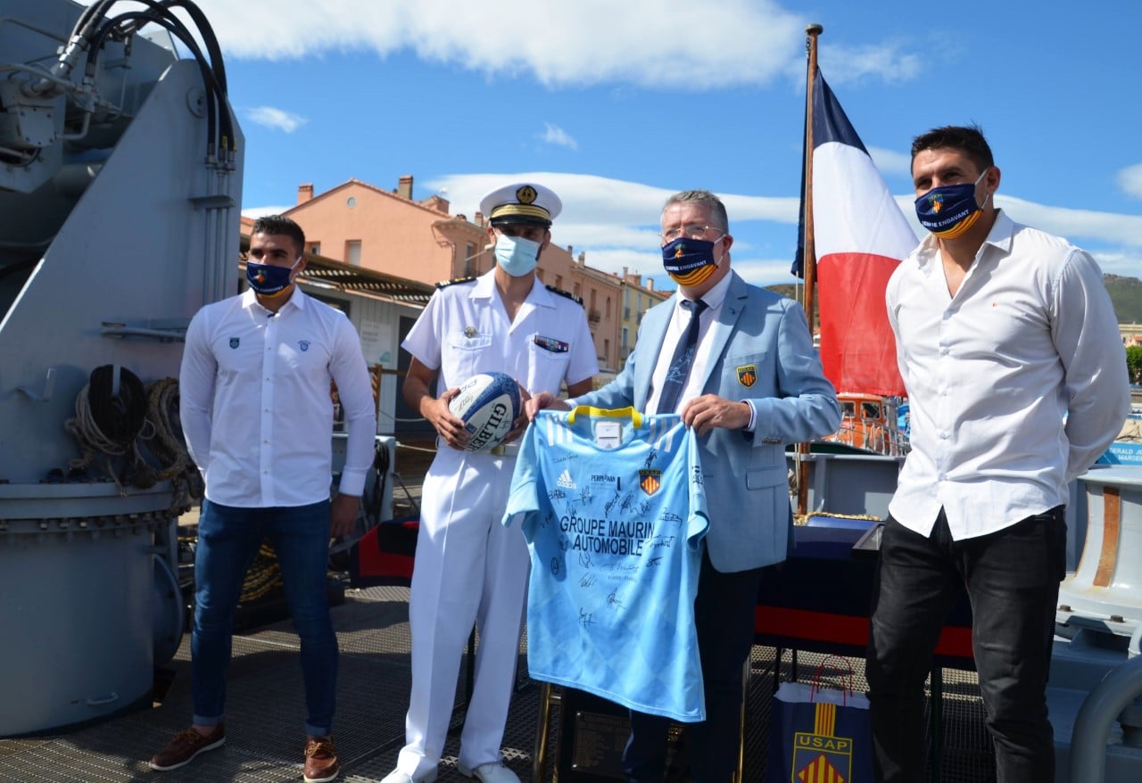 Port-Vendres/ Remise des insignes à la 47ème promotion de la Préparation Militaire Marine