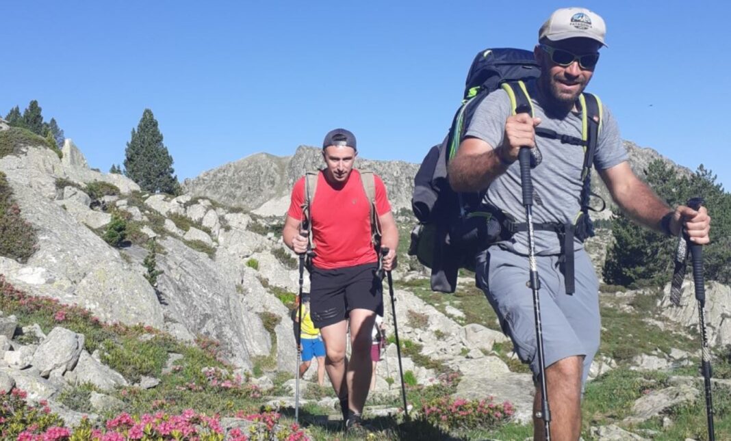 Arrivée de Jérémie Soulère, militaire blessé au Mali, après sa traversée des Pyrénées jeudi 5 août à Banyuls-sur-Mer