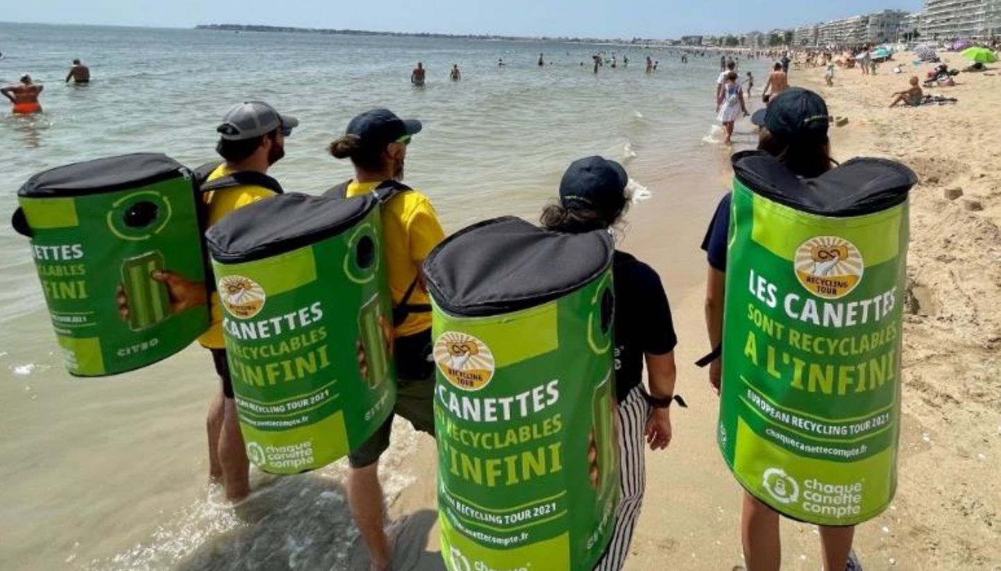 J-1 avant que « Chaque Canette Compte » débarque sur les plages pour collecter les canettes des vacanciers !