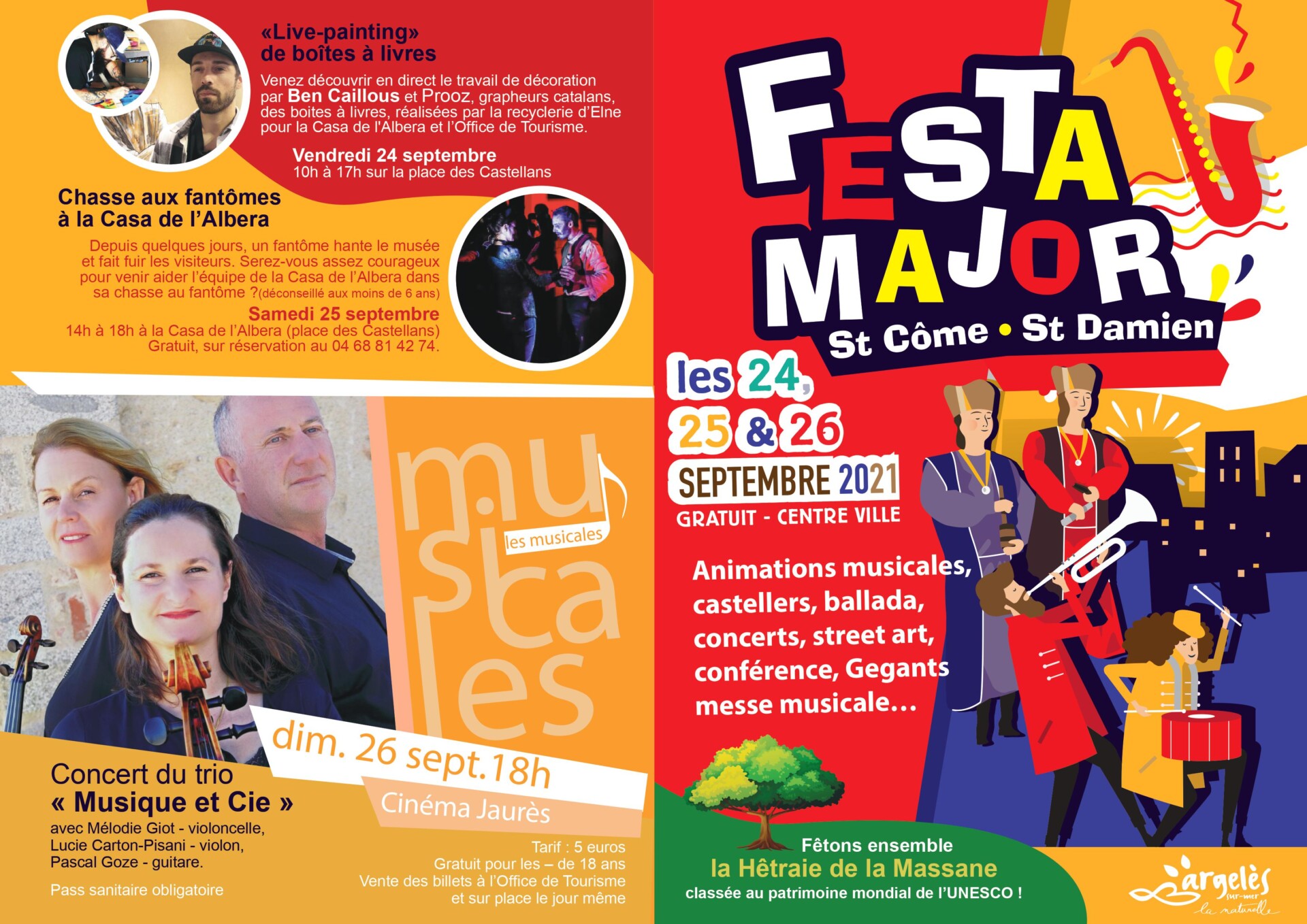 Es Festa Major ! du 24 au 26 septembre 2021 à Argeles sur Mer