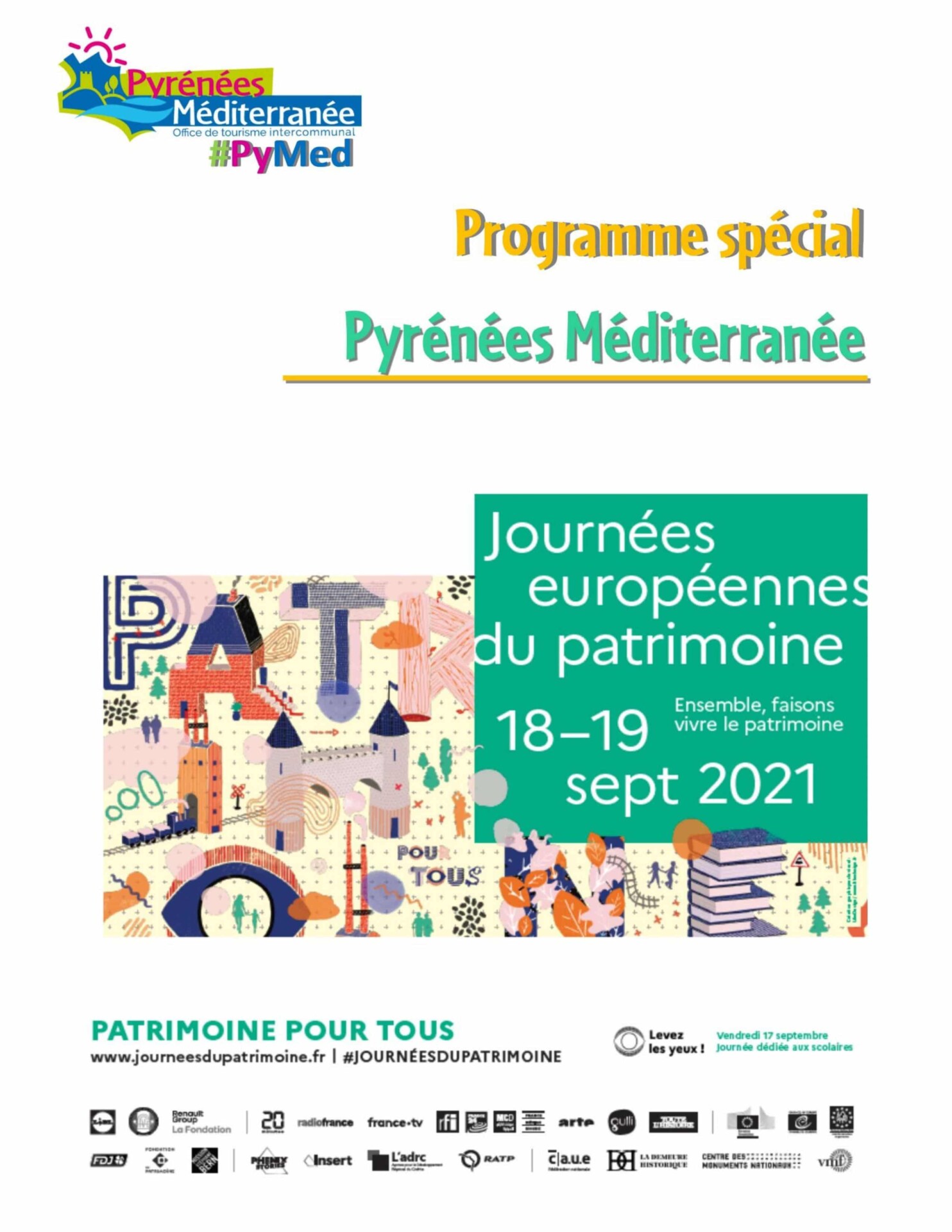 Journées du patrimoine 2021 à Argeles sur Mer, Banyuls sur Mer et Collioure.