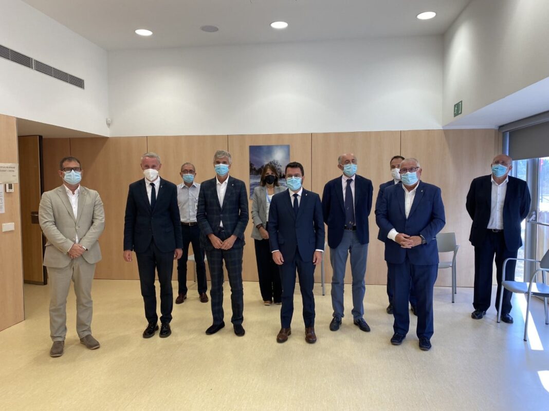 Le Président de la Generalitat, Père Aragones, visite l'Hôpital Transfrontalier de Cerdagne