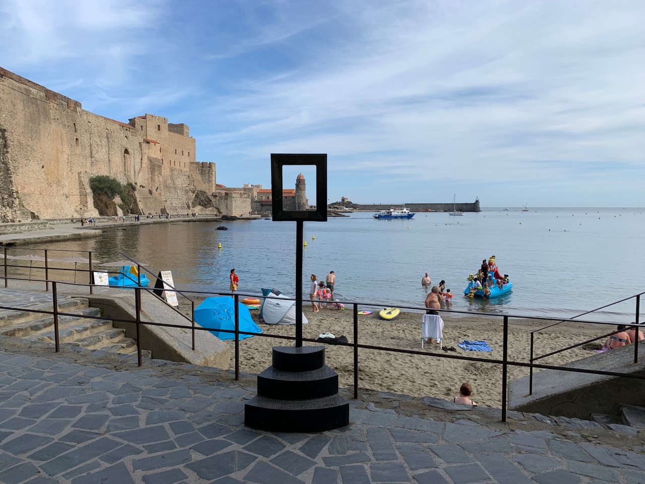 Collioure/ L’artiste MA2F planche sur un projet de restauration de ses « Points 2 vue »…