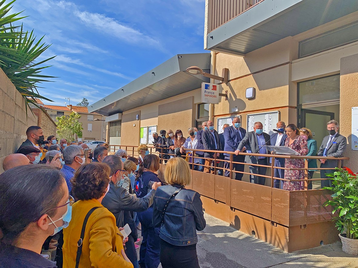Le Préfet des Pyrénées-Orientales inaugure la Maison France Services de la ville du Soler