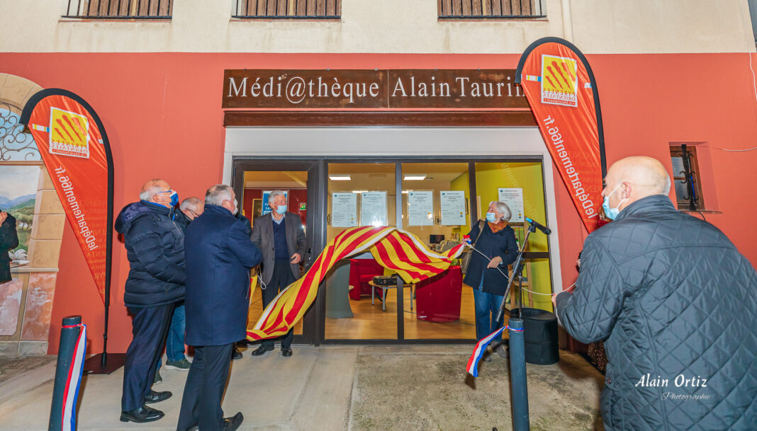 4 Inauguration Médiathèaque Alain Taurinya Vinça 26 11 2021 Alain Ortiz _OTZ7746