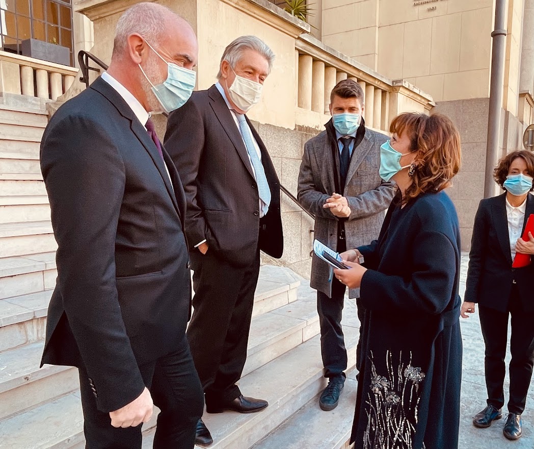 Rencontre de Carole Delga avec Laurent Gauze et les nouveaux élus de la Chambre de commerce et d’industrie catalane