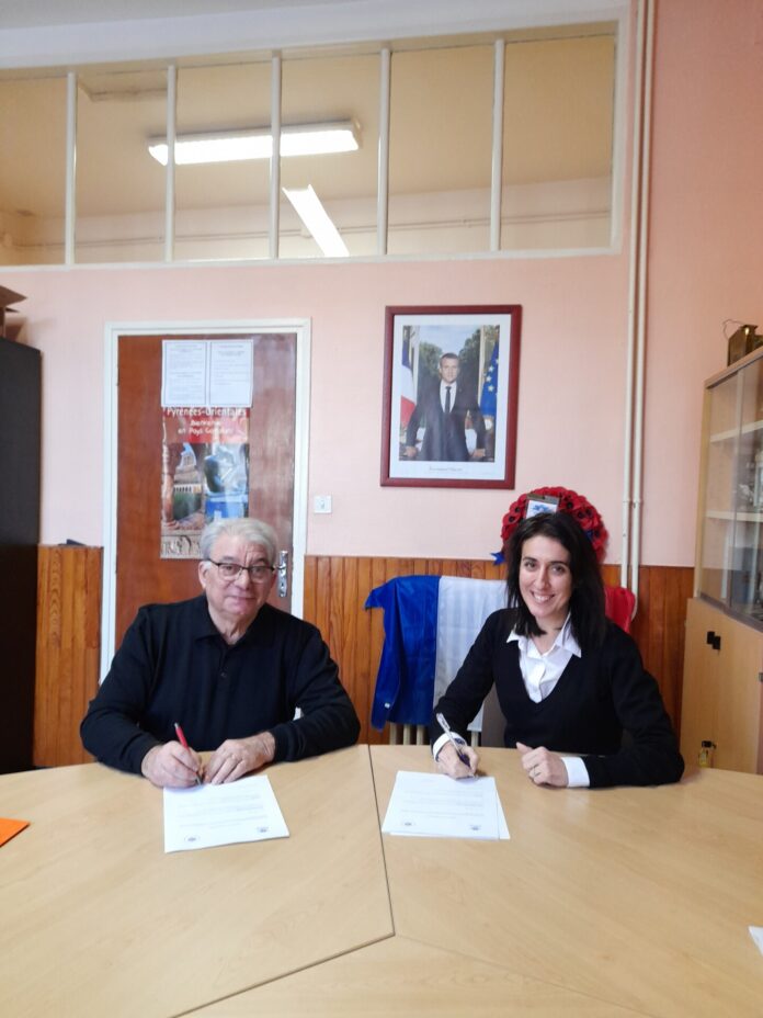 Laurence Aresu-Bertin et Gérard Isern signent le partenariat
