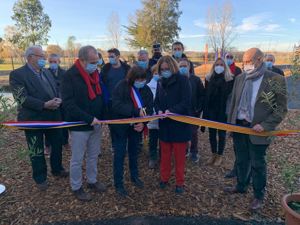 Le Département accompagne la réalisation du Pumtrack de la commune de Bages, un vrai plus pour les jeunes