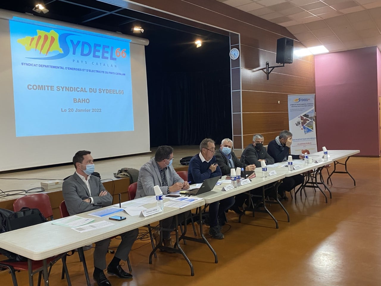 Premier comité syndical de l’année du Sydeel66 à Baho