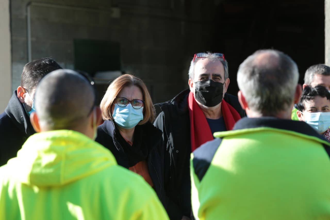 La Présidente du Département au contact des agents des routes à Argelès-sur-Mer