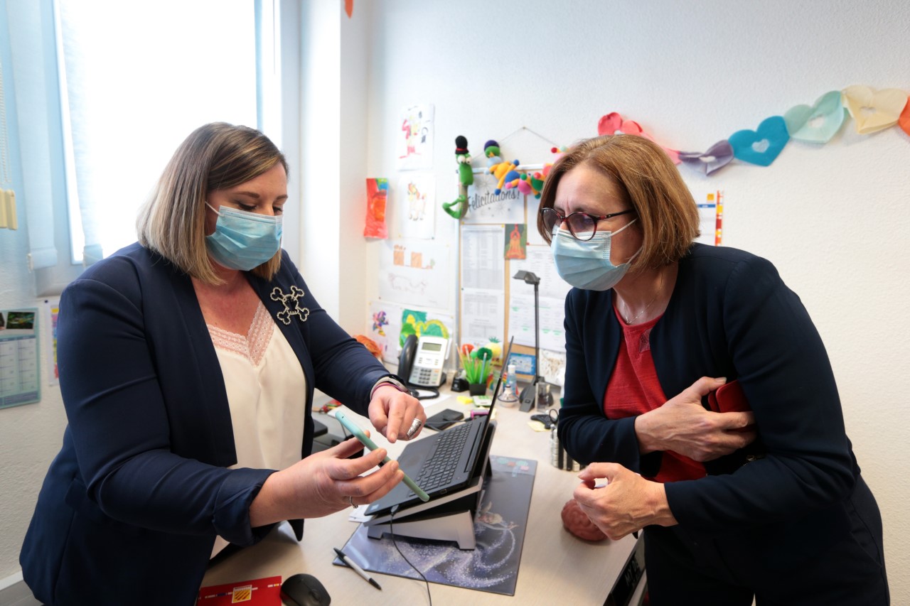Crise sanitaire/ Visite de la Maison Sociale de Proximité des Aspres-Ribéral