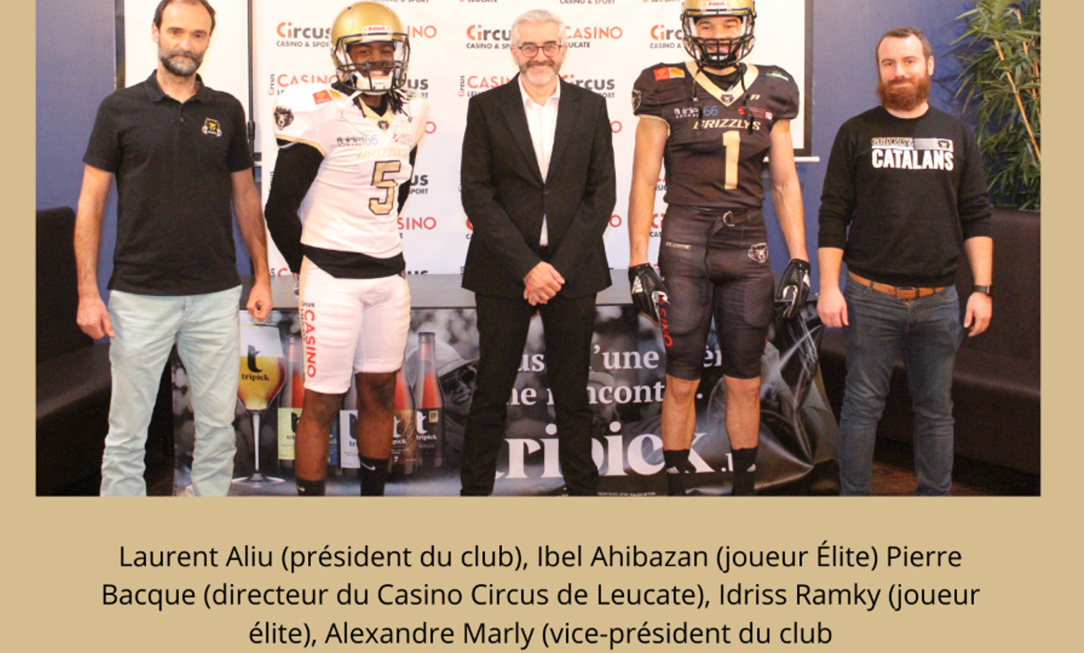 Grizzlys Catalans/ Conférence de presse pour le lancement de la saison 2022