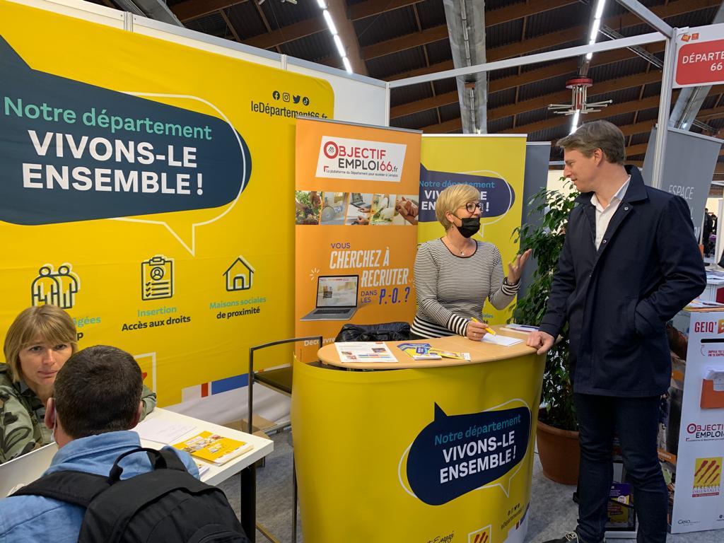Le Département engagé pour l’insertion au salon Taf