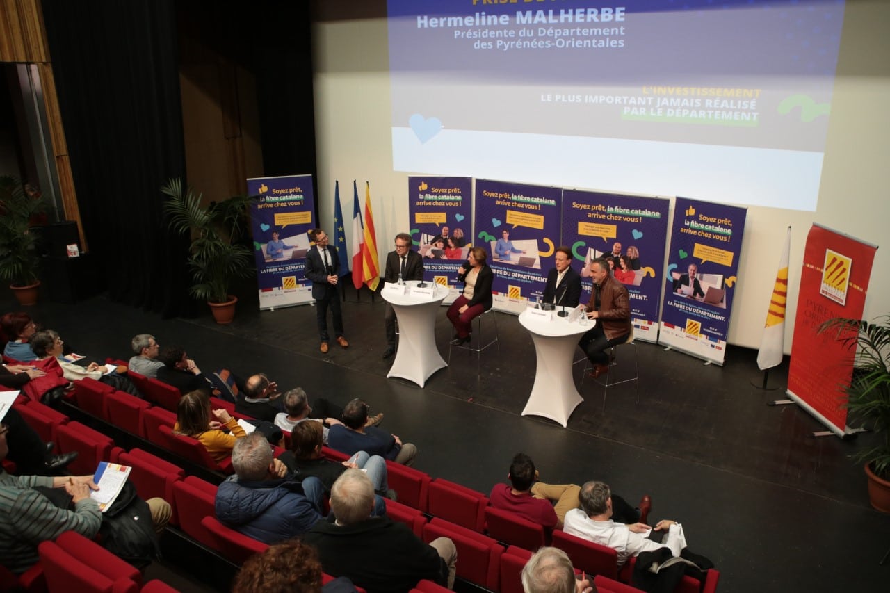 Le Département facilite le quotidien : la fibre catalane arrive en Vallespir