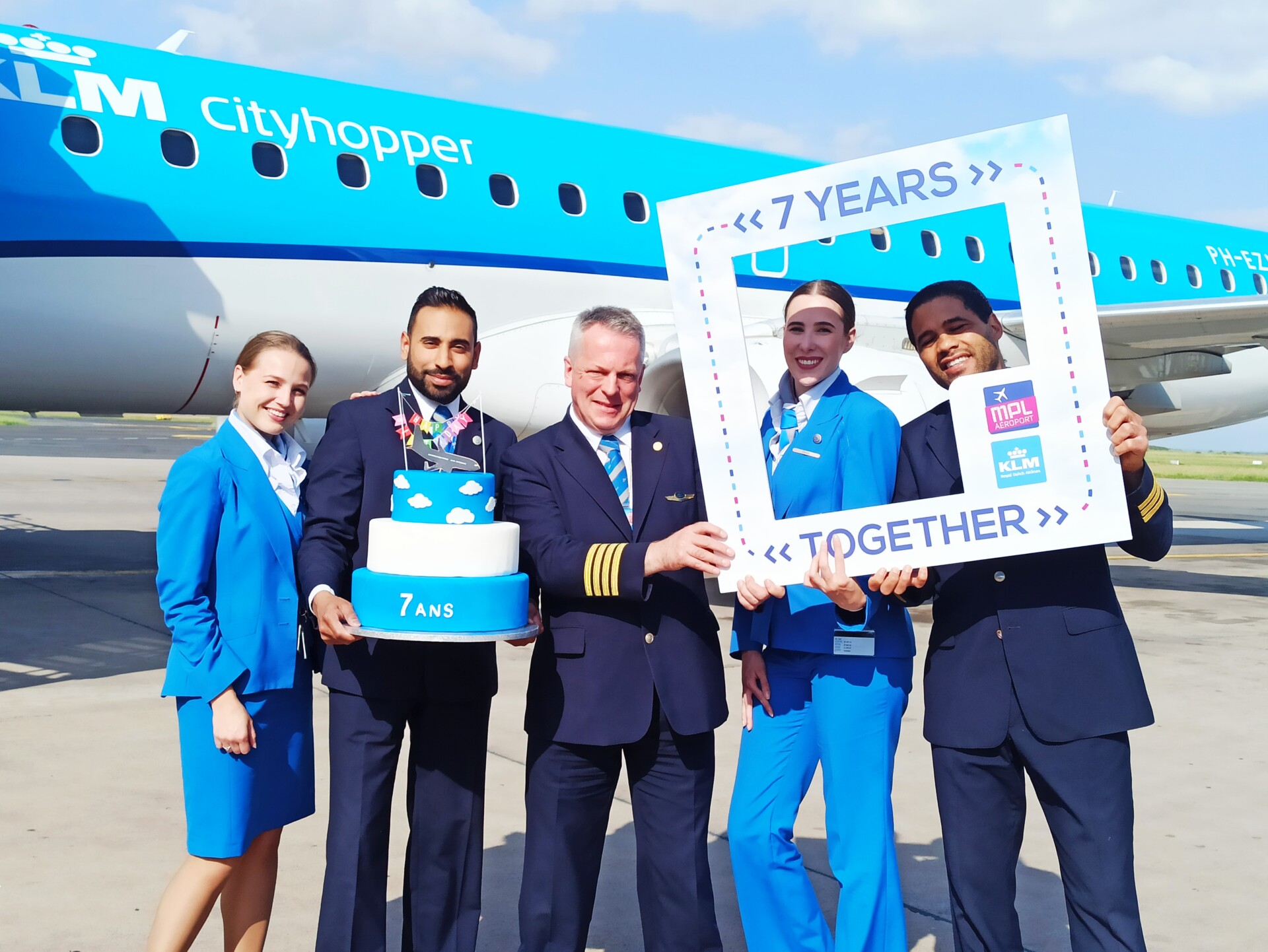L’aéroport de Montpellier et Klm fêtent les 7 ans de la ligne Montpellier-Amsterdam