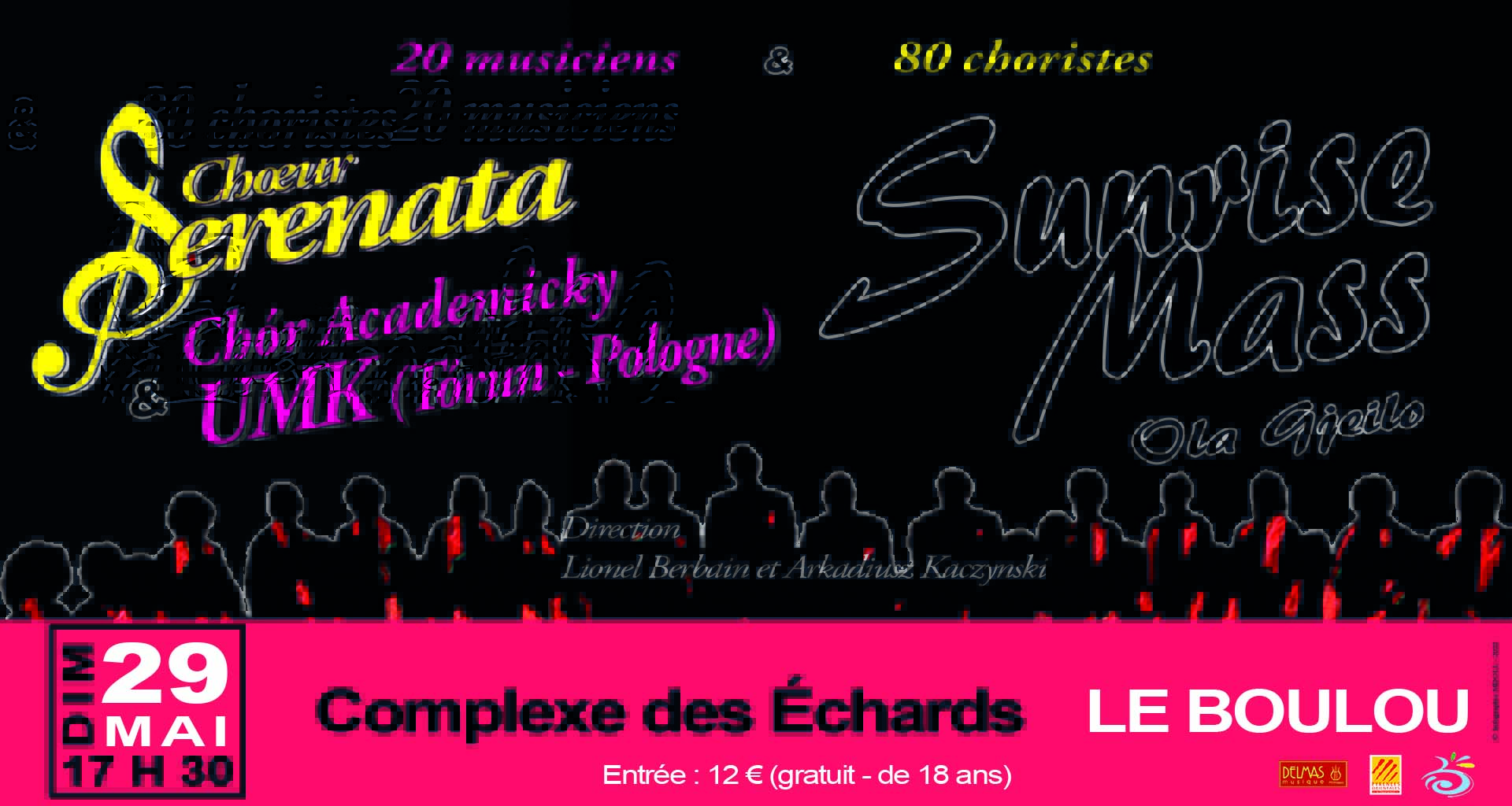 Prochainement 20 musiciens et 80 Choristes le 29 mai à Le Boulou
