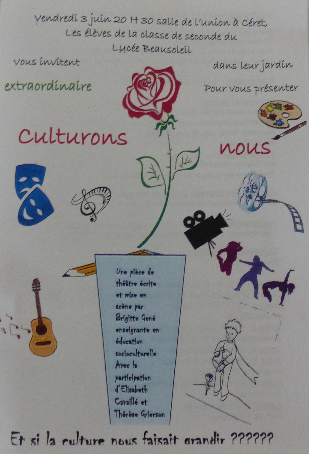 Vendredi 3 juin 2022, théâtre « culturons nous » salle de l’Union à Céret