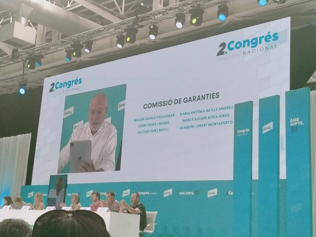 Deuxième congrès des Junts per Catalunya à L'Hospitalet de Llobregat
