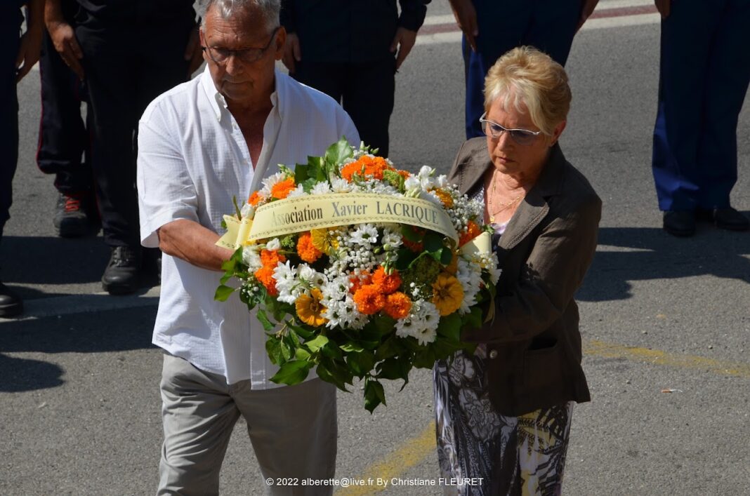 35éme anniversaire du décès de Xavier LACRIQUE sapeur sauveteur Hommage à Bages 35éme anniversaire du décès de Xavier LACRIQUE sapeur sauveteur Hommage à Bages