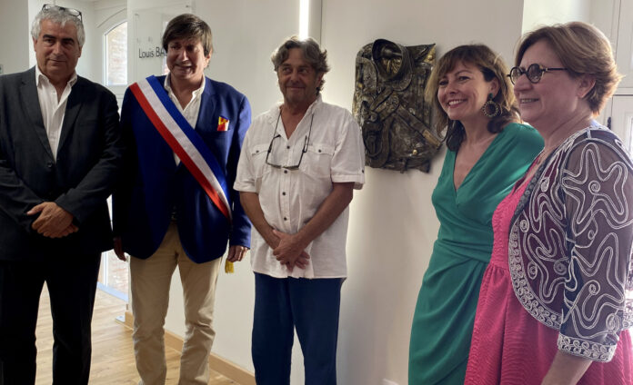 'inauguration du cinéma de Collioure et à la présentation des travaux de restauration du clocher et de l'église Notre-Dame-Des-Anges