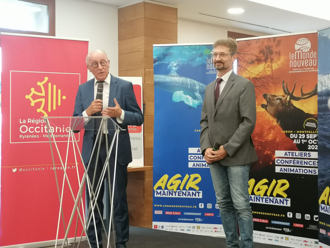colloque international Sauvons la Méditerranée lancement du forum Le Monde Nouveau, avec la participation de l’Eurorégion Pyrénées-Méditerranée et des CES eurorégionaux, concernant la journée de colloque international « Sauvons la Méditerranée »