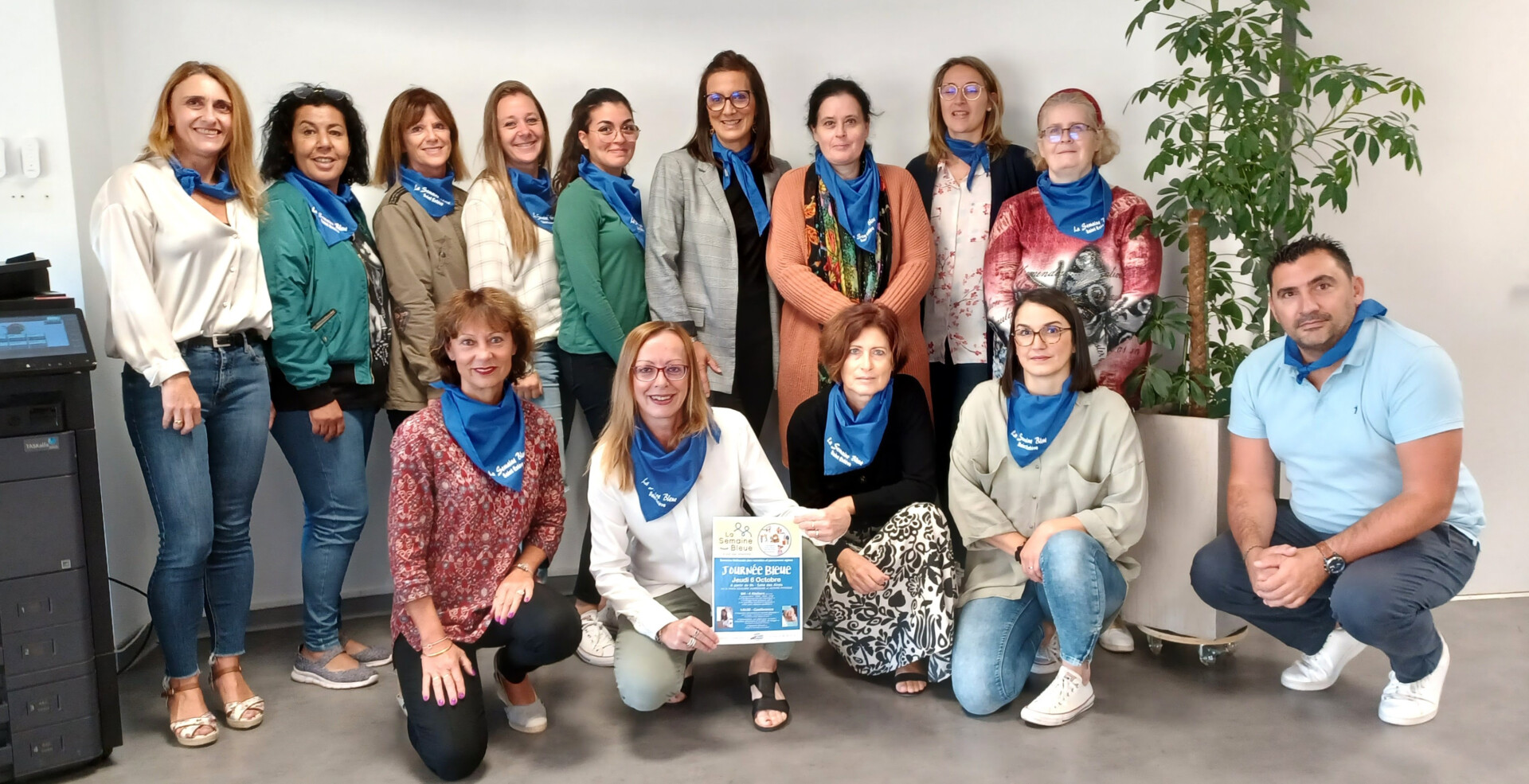 L’équipe du CCAS solidaire pour la semaine bleue