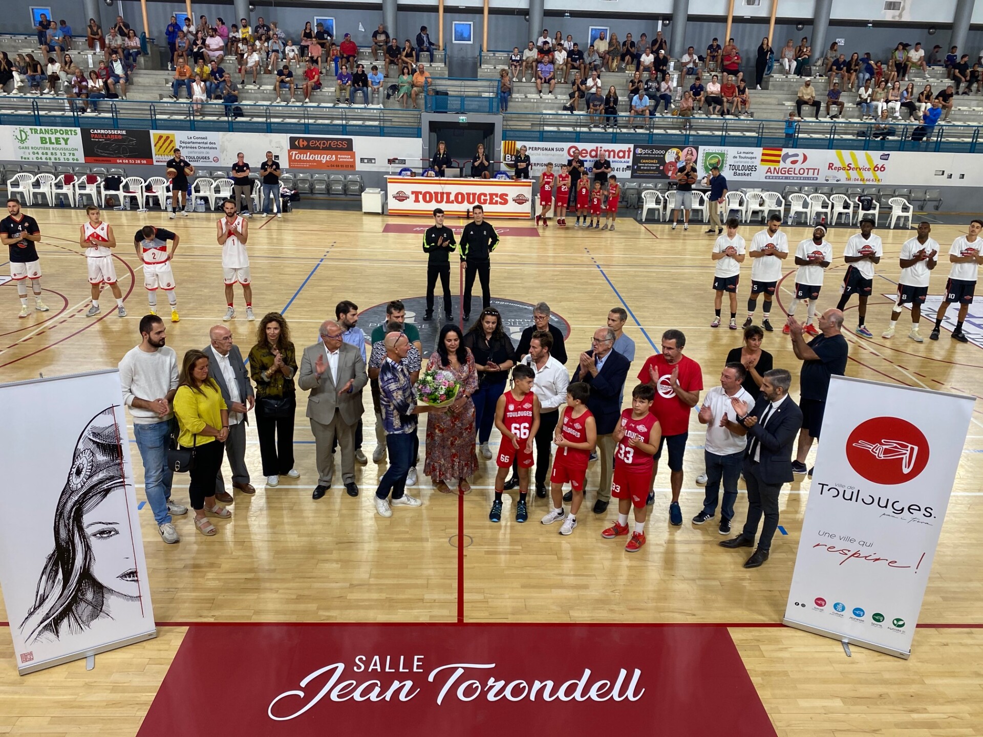 Toulouges La salle de basket de Naturopole portera désormais le nom de Jean Torondell
