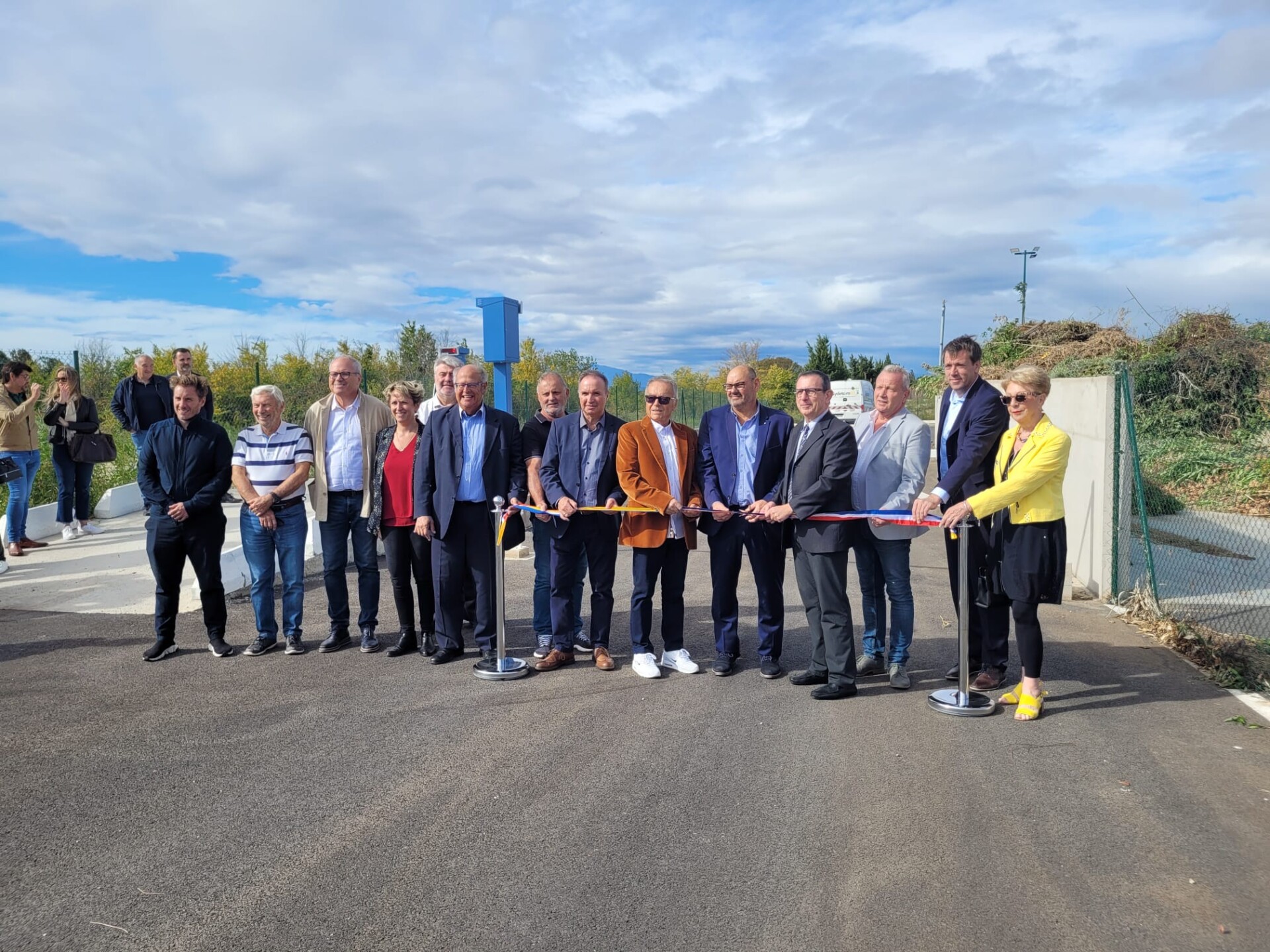 Sydetom66 : Inauguration de la plateforme de déchets végétaux de Torreilles