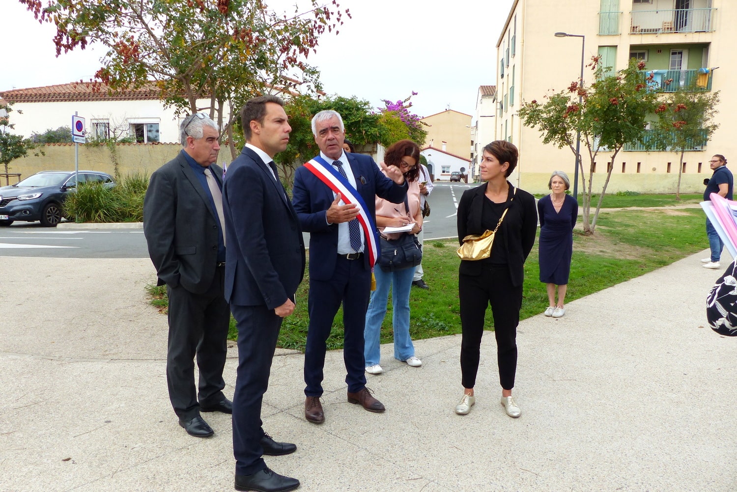 Visite du Préfet et Sous-préfet pour une présentation des grands projets sur Argeles sur Mer