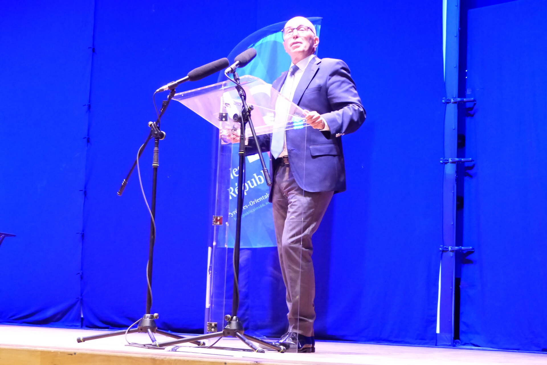 Déplacement de campagne d’Éric Ciotti à Saint Marie la Mer