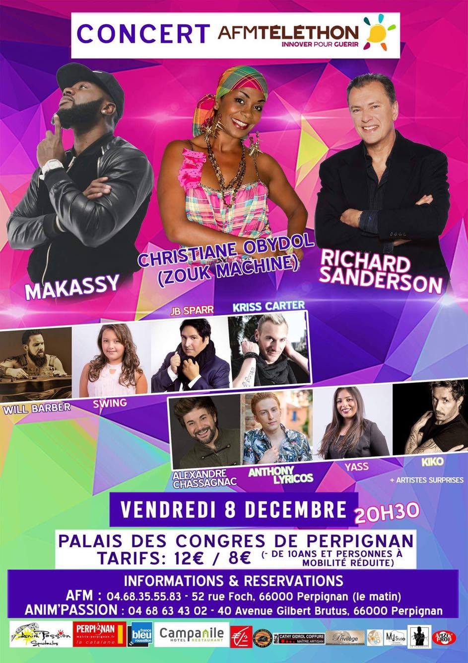 Concert AFM Téléthon à Perpignan