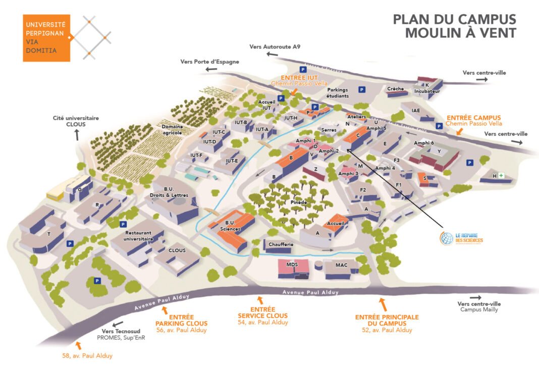 Repaire des sciences de l UPVD un lieu unique de découverte, d'échange et d'expérimentation pour les scolaires et le grand public, au coeur du campus principal : le Repaire des sciences de l'Université de Perpignan