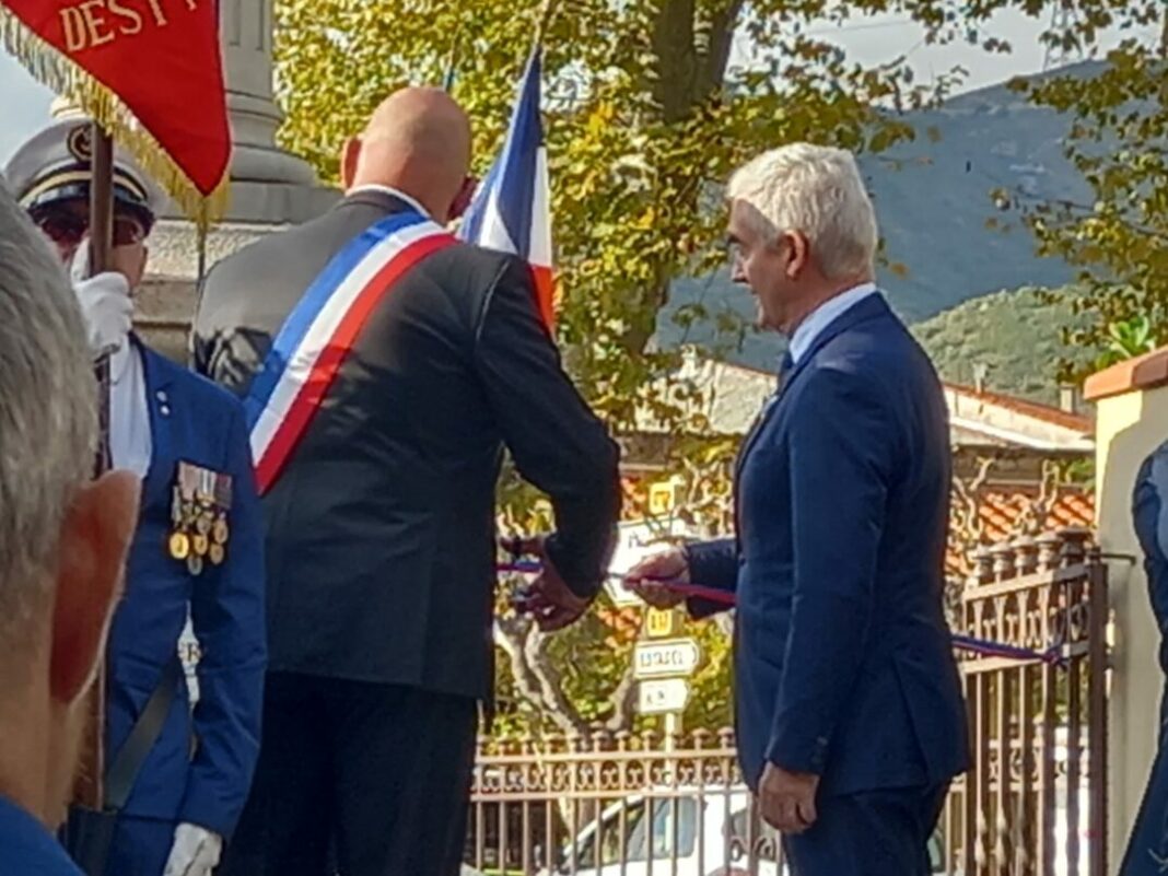 Souvenir Français-Inauguration du monument aux morts rénové de Latour de France-11 novembre 2022 Souvenir Français-Inauguration du monument aux morts rénové de Latour de France-11 novembre 2022