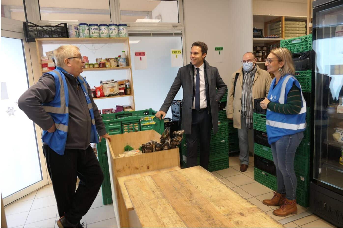 Rodrigue FURCY, préfet des Pyrénées-Orientales, est allé à la rencontre des associations qui accompagnent les personnes démunies dans les Pyrénées-Orientales