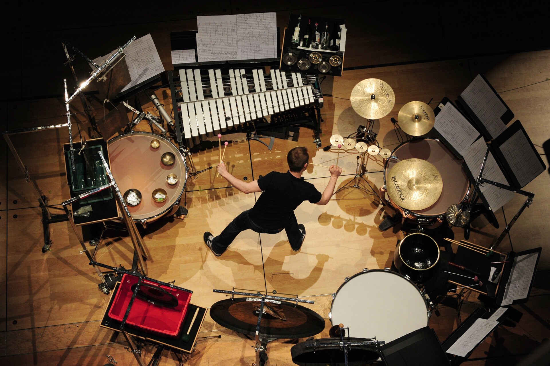 Percussions électro Jazz au Conservatoire de Perpignan