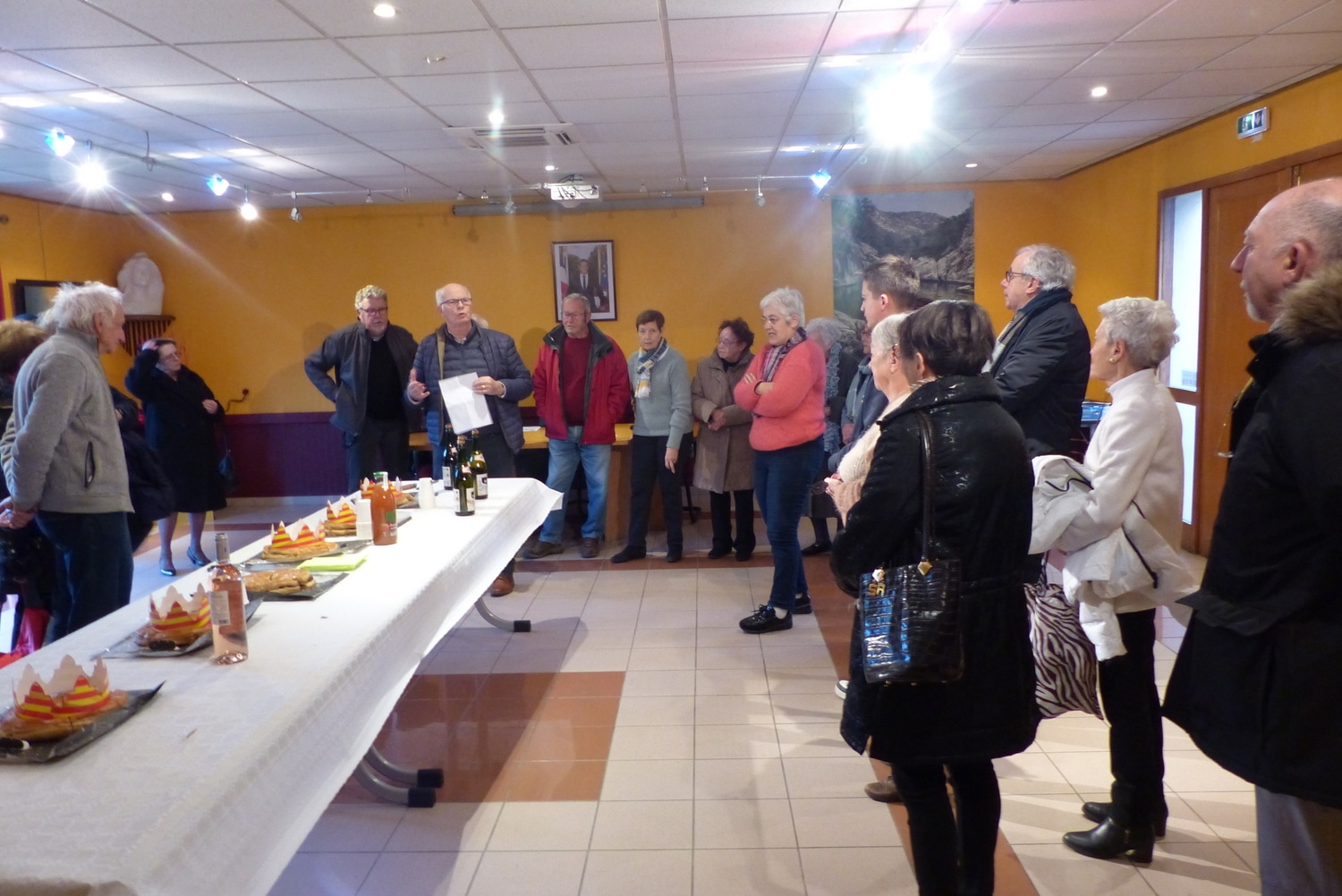 Partage de la Galette de l’association Les amis du Padre Himalaya de Sorède