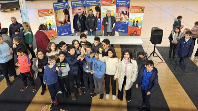 L’école Jean-Jacques Rousseau Championne du jeu d'échecs des Pyrénées Orientales 2023 !